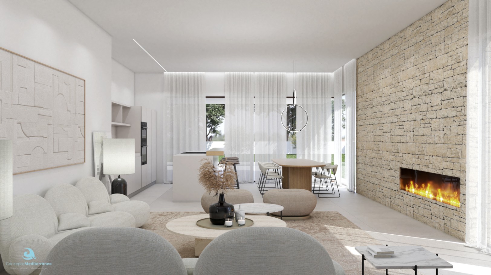 Villa neuve de luxe 4 chambres à vendre à Moraira