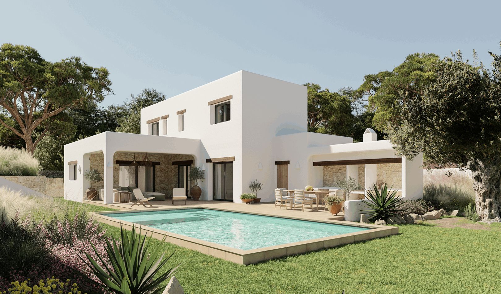 Prachtige nieuwbouw villa met 3 slaapkamers te koop in Moraira Cap Blanc