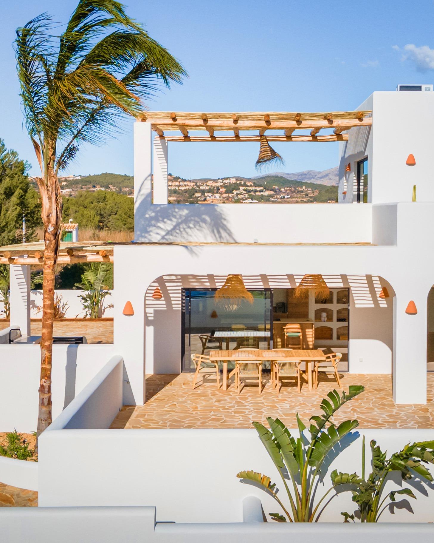 Atemberaubende ibizenkische Villa mit 3 Schlafzimmern zum Verkauf in Moraira