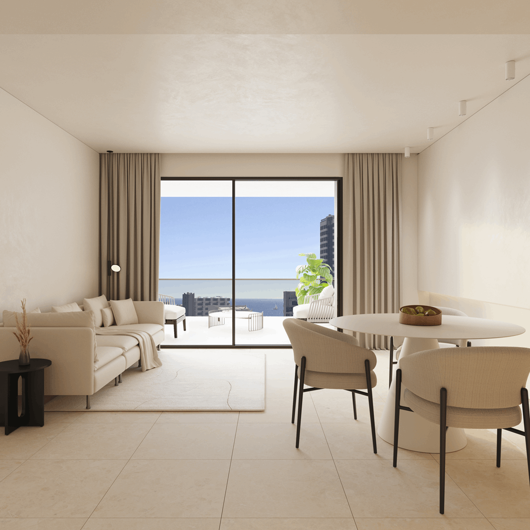Luxuriöses Penthouse mit 3 Schlafzimmern und Meerblick zum Verkauf in Calpe
